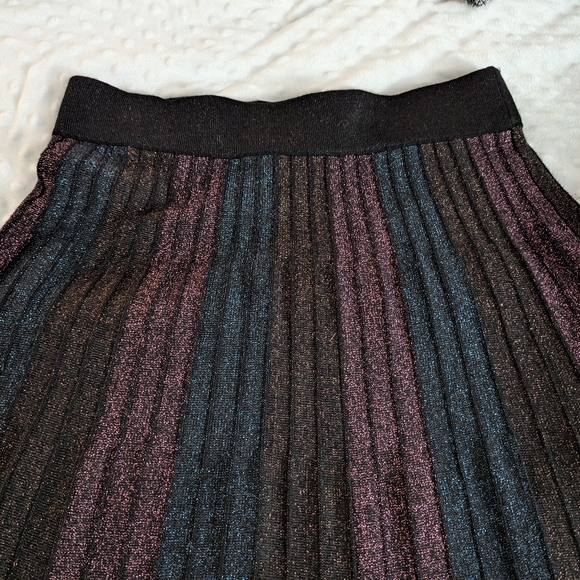Nanette Lepore Midi Skirt -- multi color shimmer -- Size S - Picture 4 of 5